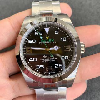 Replica Rolex Air-King 116900 GM Factory 1:1 Best Edition, 40MM, Stainless Steel 904L, Black Dial, Stainless Steel 904L Bracelet, SWISS Rolex 3131 Automatic Movement