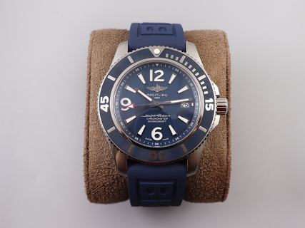Replica Breitling Superocean Automatic 44 TF Factory SS Blue Dial Swiss 2824