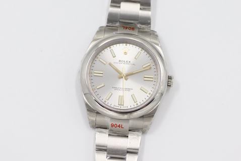 Replica 2020 New Rolex Oyster Perpetual 41mm 124300 EW factory SS 904L Silver Dial Swiss 3230