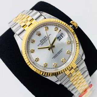 Replica Rolex Datejust 36mm 126233 EW Factory & Yellow Gold Silver Dial Swiss 3235