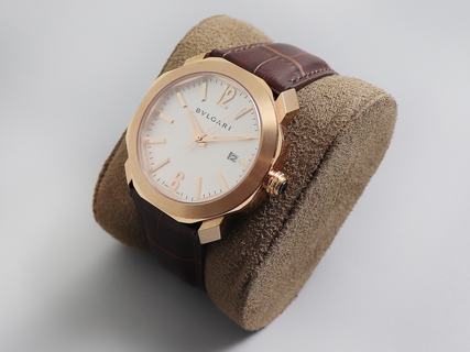 Replica Bvlgari Octo Solotempo 101964 The Best BV Factory Rose gold and White Dial Swiss BVL193