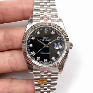 Rolex Datejust II 126334 41MM Noob Factory 1:1 Best Edition, Stainless Steel, Black Dial, Stainless Steel Bracelet, SWISS ETA 3235 Automatic Movement
