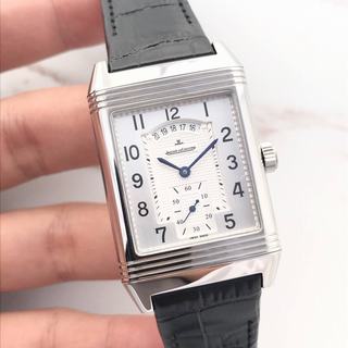 Jaeger LeCoultre Reverso Classic Men's Hand Wind Watch Q3858520, Hand Wind Movement, Alligator Leather Strap, 45.6mm x 27.4mm Case