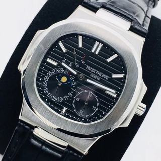 Replica Patek Philippe Nautilus Moonphase 5712G-001 PFF Factory 1:1 best edition, Black Dial Swiss 240 PS IRM C LU,All functions same as genuine