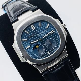 Replica Patek Philippe Nautilus Moonphase 5712G-001 PFF Factory 1:1 best edition, Blue Dial Swiss 240 PS IRM C LU,All functions same as genuine