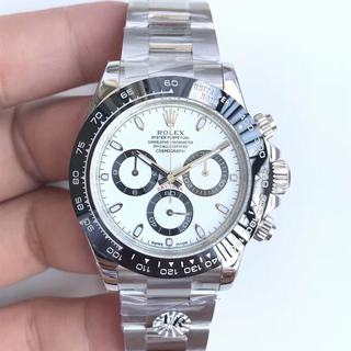Replica Rolex Daytona Cosmograph 116500LN AR Factory 1:1 Best Edition, 40MM, 904L Stainless Steel , Ceramic Bezel, White Dial, Stainless Steel Bracelet, SWISS Rolex 4130 Automatic Movement
