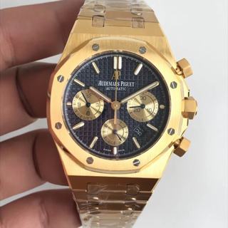 Replica Audemars Piguet Royal Oak Chronograph 26331 BF Factory Factory 1:1 Best Edition, Chronograph, 41MM, Yellow Gold, Black Dial & yellow gold Subdials, Stainless Steel Bracelet, SWISS ETA 7750 Automatic Movement