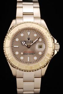 Rolex Yacht Master Gold Dial Gold Tachymeter