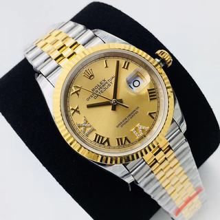 Replica Rolex Datejust 36mm 126233 EW Factory & Yellow Gold Yellow Gold Dial Swiss 3235