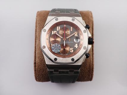 Replica Audemars Piguet Royal Oak Offshore Pride of Indonesia JF Best Edition on Black Leather Strap A7750