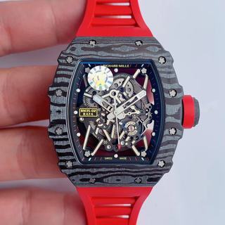 Replica Richard Mille RM35-02 Rafa ZF Forged Carbon Black Dial NH05A