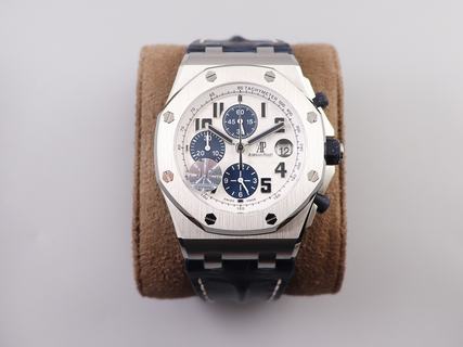 Replica Audemars Piguet Royal Oak Offshore Navy 26170ST.OO.D305CR.01 JF Factory V2 Stainless Steel White Dial Swiss 7750
