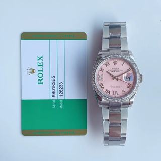 Replica Rolex Datejust 36mm 126234 EW Factory SS Pink Dial Swiss 3235