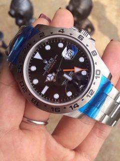 Replica Rolex EXPLORER II Noob factory 1:1 Best Edition, 316L Stainless Steel, black Dial, NEW Rolex Stainless Steel Bracelet, SWISS Rolex 2836 Automatic Movement