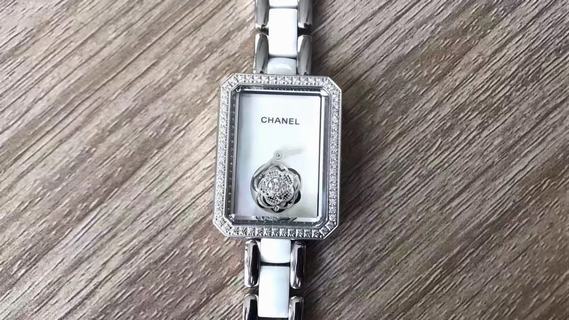 Replica Chanel Premiere Flying Tourbillon Ladies Seiko factory 1:1 best edition,Mother Of Pearl Dial Swiss Quartz Watch