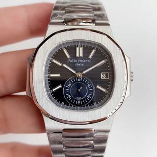 Replica Patek Philippe Nautilus MIYOTA 9015 Blue Dial Silver Stainless Steel 410L Swiss Movement