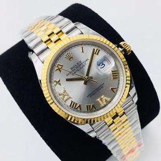 Replica Rolex Datejust 36mm 126233 EW Factory & Yellow Gold Silver Dial Swiss 3235