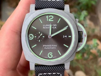 Luminor Marina  Luminous Trilogy�� PAM1119 VS Factory Carbotech Anthracite Dial Swiss P9010 (Extra Strap)