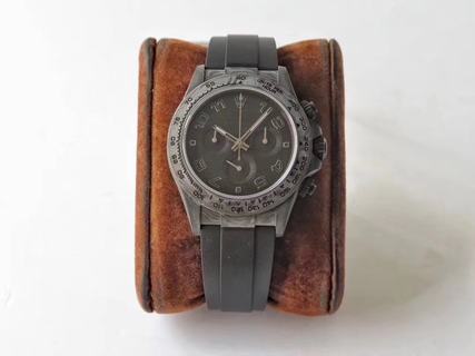 Replica Rolex Daytona Cosmograph TW Factory 1:1 Maximum?version Forged Carbon Black Dial Swiss 7750