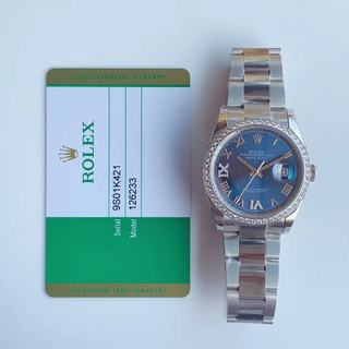 Replica Rolex Datejust 36mm 126234 EW Factory SS Blue Dial Swiss 3235