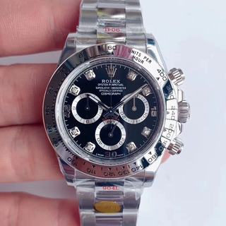 Replica Rolex Daytona Cosmograph 116509 2020 Noob Factory V3 SS 904L Black Dial Swiss 4130
