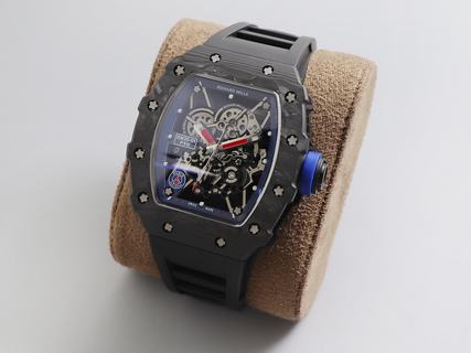 Replica Richard Mille RM35-01 Rafael Nadal New KV Factory V3 Maximum?version Forged Carbon Black Dial M8215