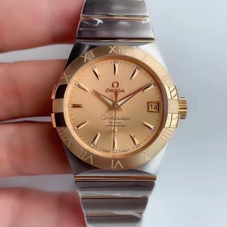 Replica Omega Constellation 123.20.38.21.13.001 VS Factory 1:1 Best Edition, 38MM, Stainless Steel, Yellow Gold Bezel, Champagne Dial, Stainless Steel & Yellow Gold Bracelet, SWISS Omega 8500 Automatic Movement