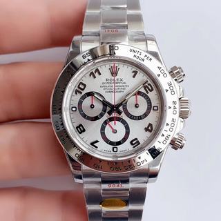 Replica Rolex Daytona Cosmograph 116509 2020 Noob Factory 1:1 best edition,SS 904L Silver Dial Swiss 4130