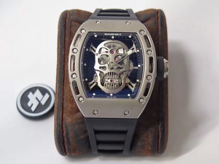Replica Richard Mille RM052 ZF Factory 1:1 best edition,Titanium Black Dial NH05A