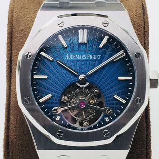 Replica Audemars Piguet Royal Oak Tourbillon Extra Thin 26522CE R8 Factory 1:1 Best Edition, 41MM,Stainless Steel Blue Dial, Stainless Steel Bracelet, SWISS Tourbillon Manual Winding