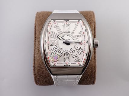 Replica Franck Muller Vanguard V45 ZF Factory SS White Dial M9015