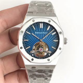 Replica Audemars Piguet Royal Oak Tourbillon Extra Thin 26522 R8 Factory 1:1 Best Edition, 41MM, Stainless Steel, Blue Dial, Stainless Steel Bracelet, SWISS Audemars Piguet 2924 Manual Winding