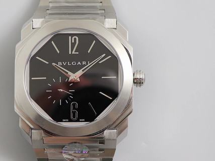 Replica Bvlgari Octo Finissimo 12028 BV Factory 1:1 Best Edition, Stainless Steel, Black Dial, Stainless Steel Bracelet, SWISS Bvlgari BVL193 Automatic Movement