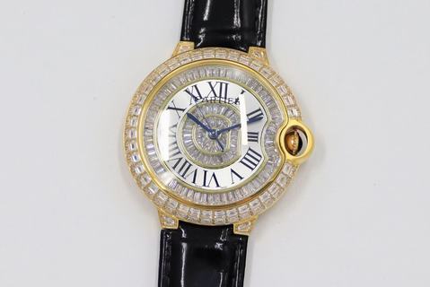 Ballon Bleu V2 T Diamond TW Factory Yellow Gold Diamond Dial M9015