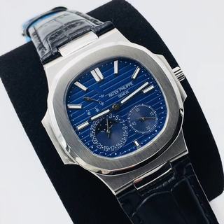 Replica Patek Philippe Nautilus Moonphase 5712G-001 PFF Factory 1:1 best edition, Blue Dial Swiss 240 PS IRM C LU,All functions same as genuine