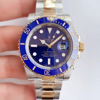 Replica Rolex Submariner Date 116613LB AR Factory V2 1:1 best edition,Yellow Gold & Stainless Steel 904L Blue Dial Swiss 2824