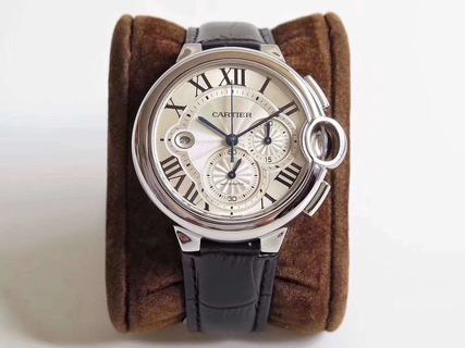 Replica Ballon Bleu De Cartier W6920078 44MM ZF Factory SS Silver Dial Swiss 1904 MC