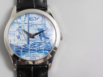 Replica Patek Philippe Calatrava limited edition 5089G-061 (The barge) FL Factory 1:1Maximum?version Miniature Paintings on Enamel Selfwinding 240 Movement