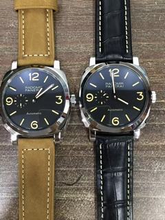 Replica Panerai Radiomir 1940 PAM572 SF Factory 1:1 Best Edition, 45MM, Stainless Steel, Black Dial, Black Leather Strap, SWISS Panerai P4000 Automatic Movement