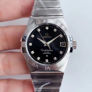 Replica Omega Constellation 123.10.38.21.52.001 VS Factory 1:1 Best Edition, 38MM, Stainless Steel, Black Dial, Stainless Steel Bracelet, SWISS Omega 8500 Automatic Movement