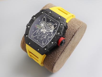 Replica Richard Mille RM35-02 Rafael Nadal New KV Factory V3 Maximum?version Forged Carbon Black Dial M8215