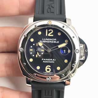 Replica Panerai Luminor Submersible PAM024 XF Factory V2 1:1 Best Edition, 44MM, Stainless Steel, Black Dial, Black Rubber Strap, SWISS ETA 7750 Automatic Movement