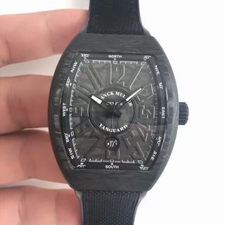 Replica Franck Muller Vanguard V 45 SC DT NR BR Factory 1:1 Best Edition, Forged Carbon, Forged Carbon Dial, Black Nylon Strap, Seiko NH35A Automatic Movement