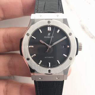 Replica Hublot Classic Fusion Titanium 42MM 511.NX.1171.LR JJ Factory F16 1:1 Best Edition, Titanium, Black Dial, Black Leather Strap, SWISS ETA 2892 Automatic Movement