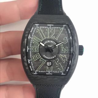 Replica Franck Muller Vanguard V 45 SC DT NR BR Factory 1:1 Best Edition, Forged Carbon, Forged Carbon Dial, Black Nylon Strap, Seiko NH35A Automatic Movement