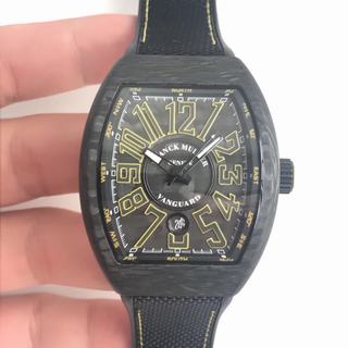 Replica Franck Muller Vanguard V 45 SC DT NR BR Factory 1:1 Best Edition, Forged Carbon, Forged Carbon Dial, Black Nylon Strap, Seiko NH35A Automatic Movement