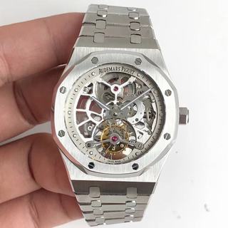 Replica Audemars Piguet Royal Oak Tourbillon Extra-Plate Squelette 26518 1:1 Best Edition, 41MM, Stainless Steel, Silver Skeleton Dial, Stainless Steel Bracelet, SWISS Audemars Piguet 2924 Manual Winding