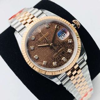 Replica Rolex Datejust 36mm 116233 EW Factory SS & Rose Gold Brown Dial Swiss 3235