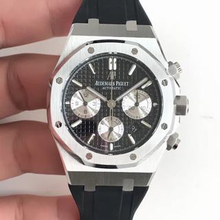 Replica Audemars Piguet Royal Oak Chronograph 26331 BF Factory 1:1 Best Edition, Chronograph, 41MM, Stainless Steel, Black Dial, Black Rubber Strap , SWISS ETA 7750 Automatic Movement