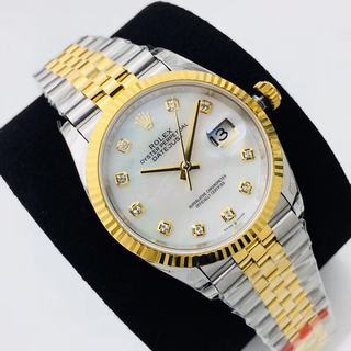 Replica Rolex Datejust 36mm 126233 EW Factory & Yellow Gold Mother Pearl Dial Swiss 3235